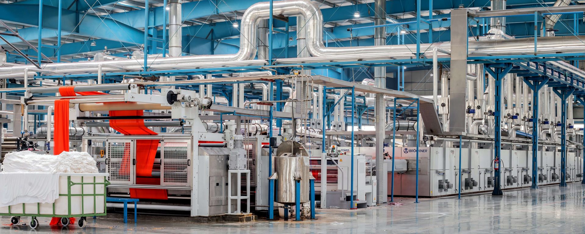 Advanced manufacturing facility with precision equipment